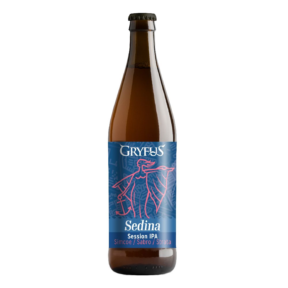 Piwo Browar Gryfus Sedina Session IPA  5% 500 ml